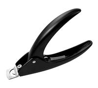 Sularpek False Nail Clipper, Nail Art Clipper, Guillotina de Uñas Postizas, Cortador de Uñas de 3 Vias para Manicura, Pedicura, Recortadora de Uñas, Herramientas de Belleza para El Hogar (Negro)
