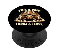 Sulcata Tortuga Sulcata Propietario Tortuga Africana Espolón PopSockets PopGrip Adhesivo