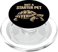 Sulcata Tortuga Sulcata Propietario Tortuga Africana Espolón PopSockets PopGrip para MagSafe