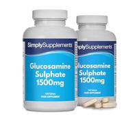 Sulfato de Glucosamina 2KCL 1500mg | Contribuye a un estilo de vida activo | Producto de origen marino | 360 comprimidos = 12 meses de suministro | Fabricado en el Reino Unido