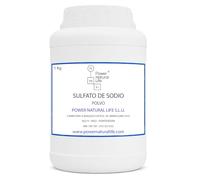 Sulfato de Sodio Anhidro en Polvo | Power Natural Life | Bote 1 kg | Uso Técnico e Industrial | Sal Inorgánica | Materia Prima Química