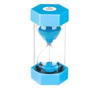 SuLiao Reloj de arena de 15 minutos azul, juego de temporizador, temporizador de hora colorido, temporizador de arena para niños, escuela, niños, guardería, oficina, casa, decoración, juegos, aula,