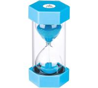 SuLiao Reloj de arena de 5 minutos azul, juego de temporizador, temporizador de hora colorido, temporizador de arena para niños, escuela, niños, guardería, oficina, casa, decoración, juegos, aula,