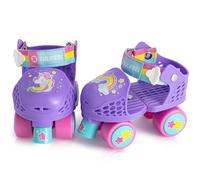 SULIFEEL Patines de rodillos cuadrado ajustables para niños | Edades 3-5 años, para niñas y niños, cómodo y seguro, fácil de usar