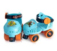 SULIFEEL Patines de rodillos cuadrado ajustables para niños | Edades 3-5 años, para niñas y niños, cómodo y seguro, fácil de usar