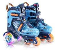 SULIFEEL Patines para Niños Patines Roller Ajustables con Ruedas Luminosas para Niñas y Niños Principiantes