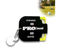 SULIUDAJI 1 Pieza Contador de Golpes de Golf Mini Contador de Golpes con Llavero Contador de Puntaje de Golf Contador de Puntuación de Golf para Golf y Otros Juegos de Pelota