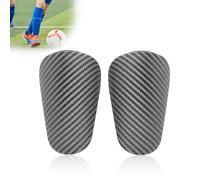 SULIUDAJI 2 Piezas Espinilleras de Fútbol,10 ×6cm Mini Fútbol Espinilleras Calcetines con Mangas Altas Elásticas Doble Capa de Equipo de Protección Ergonómicas para Niños, Jóvenes y Adultos