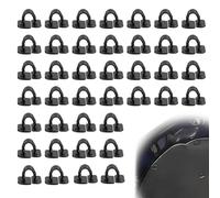 SULIUDAJI 40 Piezas Tapón Capó Aislante Matte Clips Seat,Coche Capó Aislamiento Pad Clip,Clip Para Aislante De Asiento,Auto Campana Hebilla De Plástico Sujetador Retenedor,Clip Para Aislante De Capó