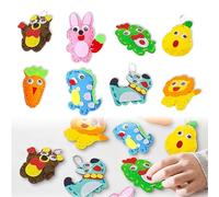 SULIUDAJI Kit Costura Niños, Fieltro Para Manualidades,Kit Costura Niños,Animales Del Bosque Set Para Aprender, Kit De Costura Para Principiantes, Manualidades Niños 10 Años, Regalo De Artesanía De Br