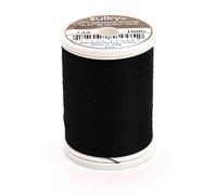 Sulky Of America 400d 30wt hilo de algodón, 500 m, negro