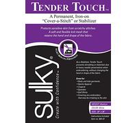 Sulky Cut Away Tender Touch – Parte trasera para planchar, blanco 20x36 pulg, Ciruela Dandy (664-01)