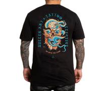 Sullen Flujo Go Con Calavera Ojo Serpiente Púas Tatuaje Arte Ink Premium Camisa