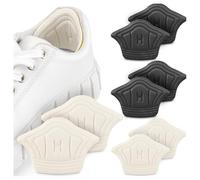 SULPO 4 Pares Almohadilla para el talón para zapatos demasiado grandes. Cabe en casi cualquier zapato. Autoadhesiva gracias a las fuertes almohadillas adhesivas, recortable