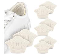 SULPO 4 Pares Almohadilla para el talón para zapatos demasiado grandes. Cabe en casi cualquier zapato. Autoadhesiva gracias a las fuertes almohadillas adhesivas, recortable
