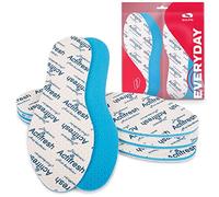 SULPO - 4 pares de plantillas contra el sudor, plantillas antibacterianas Actifresh para pies frescos, plantillas para zapatos de trabajo, suela anti sudor, desinfección de zapatos azul azul 41