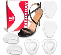 SULPO 6 pares de almohadillas para zapatos - diferentes almohadillas contra el dolor de pies y la metatarsalgia - almohadilla metatarsiana de silicona - inserciones para de tacón alto