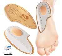 SULPO Almohadillas ortopédicas para talón, plantillas para fascitis plantar, para zapatos de mujer, hombre, niños, tallas 35-46 (1 par, 45-46)