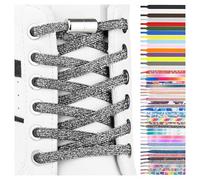 SULPO Cordones elasticos con cierre rápido de metal - Cordones elasticos zapatillas deporte - Cordones silicona sin atar para niños y adultos - Cordones converse - Cordones planos sin nudo