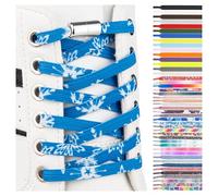 SULPO Cordones elasticos con cierre rápido de metal - Cordones elasticos zapatillas deporte - Cordones silicona sin atar para niños y adultos - Cordones converse - Cordones planos sin nudo