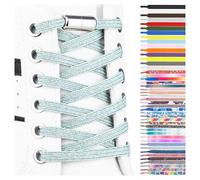 SULPO Cordones elasticos con cierre rápido de metal - Cordones elasticos zapatillas deporte - Cordones silicona sin atar para niños y adultos - Cordones converse - Cordones planos sin nudo