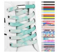 SULPO Cordones elasticos con cierre rápido de metal - Cordones elasticos zapatillas deporte - Cordones silicona sin atar para niños y adultos - Cordones converse - Cordones planos sin nudo