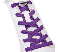 SULPO Cordones elasticos con cierre rápido de metal - Cordones elasticos zapatillas deporte - Cordones silicona sin atar para niños y adultos - Cordones converse - Cordones planos sin nudo