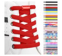 SULPO cordones elásticos - Cordones planos sin atar - Cordones coloridos de cierre rápido - cordones zapatillas deporte - cordones elasticos niños - atacadores elasticos