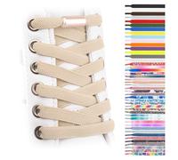SULPO cordones elásticos - Cordones planos sin atar - Cordones coloridos de cierre rápido - cordones zapatillas deporte - cordones elasticos niños - atacadores elasticos