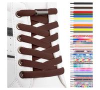 SULPO cordones elásticos - Cordones planos sin atar - Cordones coloridos de cierre rápido - cordones zapatillas deporte - cordones elasticos niños - atacadores elasticos