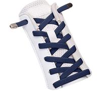 SULPO Cordones elásticos sin atar, elásticos, con cierre de metal., color Azul, talla Einheitsgröße