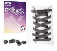 SULPO Cordones One Click planos sin atar - Cordones coloridos de cierre rápido - cordones elásticos - cordones de goma - cordones - cordones para niños y adultos
