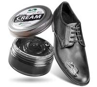 SULPO crema zapatos negro - betun para zapatos - crema zapatos cuero - con base de agua- acondicionador de cuero - crema limpiadora zapatillas - 50 ml