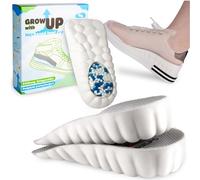 SULPO Plantillas aumento de altura - Alzas para zapatos - Plantillas con elevación del talón - Plantillas hombre y mujer - Plantillas amortiguadoras - Taloneras para zapatos - M / 2,5cm