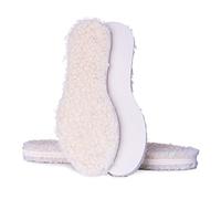 SULPO Plantillas de Invierno - Capa Superior de Lana de Oveja Natural y parte Inferior de Espuma de Látex - Calientes, Absorben Impactos, Duraderas - Térmicas Aislantes - Tallas: 23-50, Pack 2 Pares