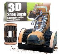 SULPO Rascador de Calzado con Tornillos para Madera - Cepillo Zapatos Resistente a la Intemperie - Cepillo para Zapatos Ideal para Jardines, Lugares de Trabajo y Obras