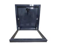 SULQING Aleación Aluminio Trampilla︱Tragaluz Techo Casa con Pestillo︱Claraboya Techo Vivienda con Pestillo︱Claraboya Trampilla De Techo︱para Ático Patio Sótano Bodega