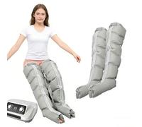 SULQING Botas De Presoterapia Piernas y Abdomen Brazos Casa︱Maquina Presoterapia para Casa De 6 Cámaras︱ Aparato De Presoterapia Profesional Cuerpo Compl︱Presión Ajustable