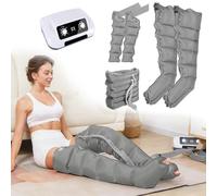 SULQING Botas Presoterapia Piernas 6 Cámaras︱Presoterapia para Casa︱ Presoterapia Piernas Y Abdomen︱Drenaje Linfático︱Favorece Una Mejor Circulación︱ Fácil Uso︱ para Piernas y Pies Cansados