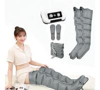 SULQING Botas Presoterapia Piernas︱ Presoterapia Piernas y Abdomen︱ 6 Camaras Maquina Masajeador Drenaje Linfatico Circulación︱ 0-30 Min︱ 0-240 mmHg Ajustables (Paquetes Combinados Opcionales)