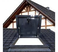 SULQING Claraboya Techo Vivienda︱Tapa De Trampilla De Mantenimiento con Pestillo︱Tapa De Acceso De Emergencia︱Casas Techo Escotilla Acceso Techo︱para Ático Patio Sótano