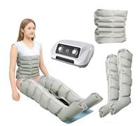 SULQING Dispositivo De Drenaje Linfático︱ Botas De Presoterapia Piernas y Abdomen Brazos Casa︱Maquina Presoterapia para Casa De 6 Cámaras︱ Aparato De Presoterapia Profesional Cuerpo Compl