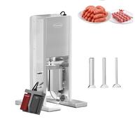 SULQING Embutidora Profesional De Salchichas De 200 w︱Máquina Atadora De Salchichas (Diámetro Máximo 50 Mm) ︱Embutidora De Salchichas Comercial y Doméstica︱Equipo Profesional para Catering