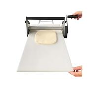 SULQING Laminadora Reversible De Hojaldre y Fondant︱Laminadora Pasta Plegable︱Máquina Manivela Laminadora De Masa con Grosor Ajustable 0.5-25 Mm︱Ideal para Preparar Masa De Hojaldre En Panadería