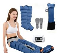 SULQING Masajeador Piernas 6 Cámaras ︱Drenaje Linfatico Piernas︱Presoterapia Profesional︱ para Dolor y Circulación Sistema Piernas Brazos Cintura Alivia Dolor Muscular（Paquetes Combinados Opcionales）