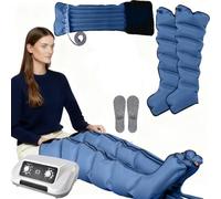 SULQING Presoterapia para Casa︱ Botas Presoterapia Piernas 6 Cámaras︱ Masajeador De iernas︱ Drenaje Linfático︱ Fácil Uso︱ Eficacia Profesional︱para Piernas y Pies Cansados