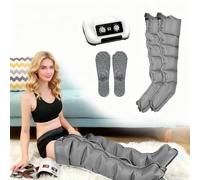 SULQING Presoterapia Piernas︱Presoterapia Piernas Y Abdomen︱ masajeador de piernas︱Favorece Una Mejor Circulación︱Drenaje Linfático︱ Fácil Uso︱ para Piernas y Pies Cansados︱6 Cámaras