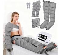 SULQING Presoterapia Piernas y Abdomen︱Presoterapia para Casa︱Dispositivo De Drenaje Linfático︱6 Cámaras Presoterapia Piernas Y Abdomen︱Presión Ajustable（Paquetes Combinados Opcionales）