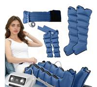 SULQING Presoterapia Piernas y Abdomen︱Presoterapia para Casa︱Dispositivo De Drenaje Linfático︱6 Cámaras Presoterapia Piernas Y Abdomen︱Presión Ajustable（Paquetes Combinados Opcionales）