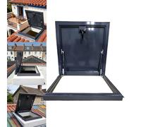 SULQING Trampilla De Cubierta︱Claraboya Trampilla De Techo︱Trampilla De Techo con Escalera︱Casas Techo Escotilla Acceso Techo︱Acceso Al Techo︱para Ático Patio Sótano Bodega